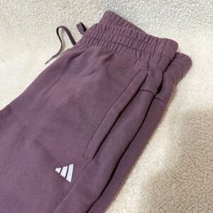 Adidas Purple Track Pants with Relaxed Fit